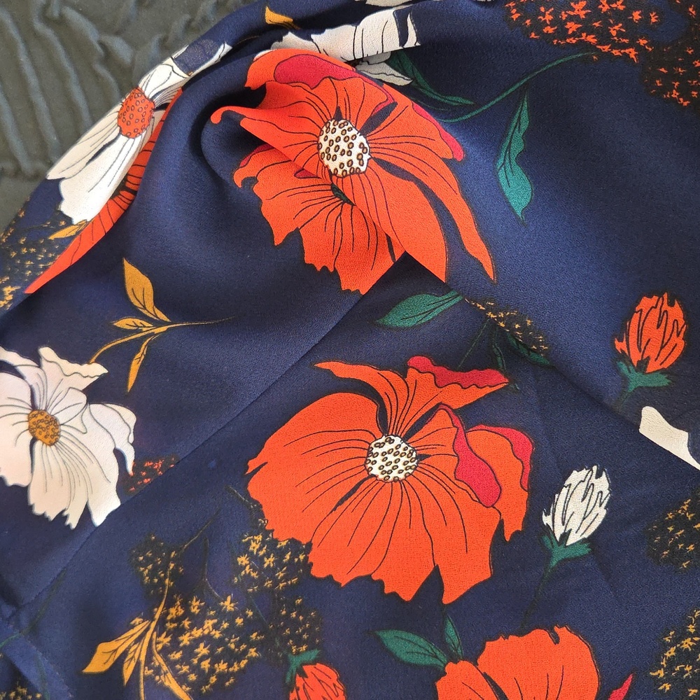 Chris & Carol Floral Blouse Size Small - Picture 7 of 14